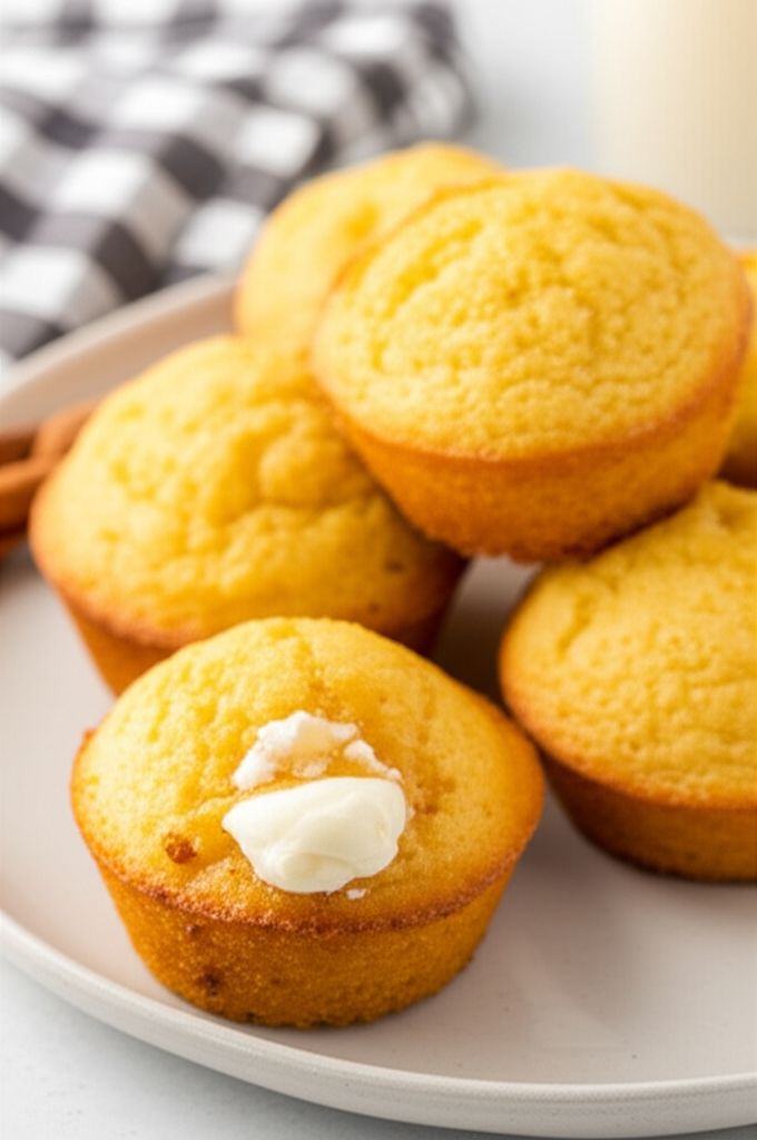 Easy Honey Cornbread Muffins