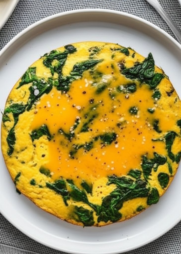 Eggs and Greens Breakfast Dish