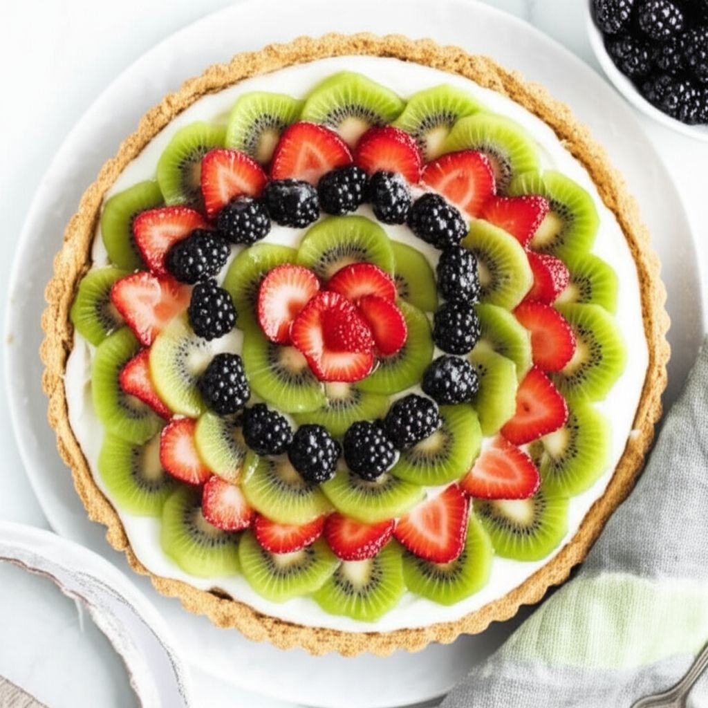Fresh Fruit Tart with Mascarpone