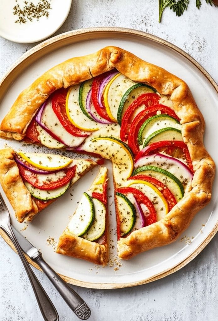 Fresh Tomato and Squash Galette