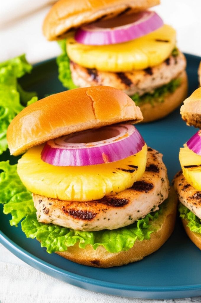 Grilled Chicken Pineapple Sliders