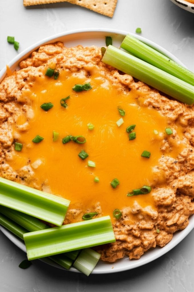 Healthier Buffalo Chicken Dip