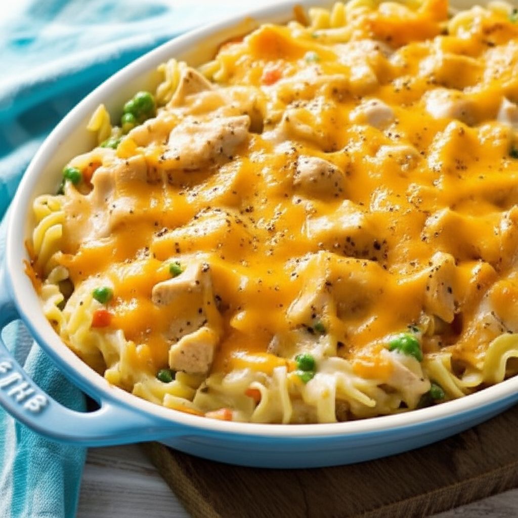 Hearty Chicken and Noodle Casserole