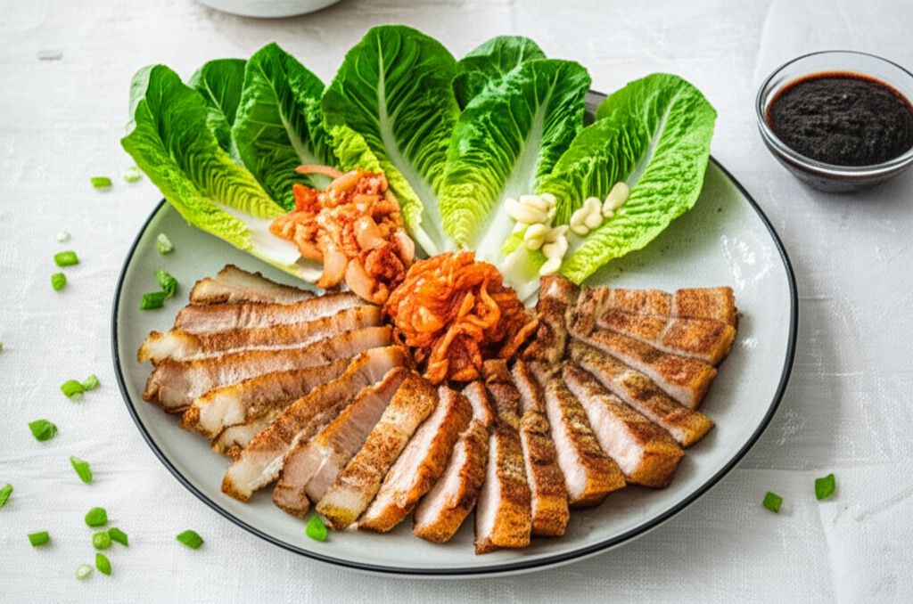 Herb Samgyupsal (Korean Grilled Pork Belly)