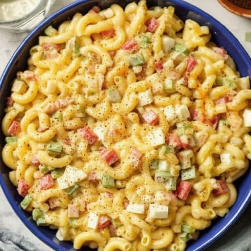 Honey Mustard Macaroni Salad