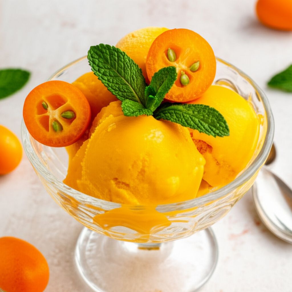 Kumquat Ice Cream