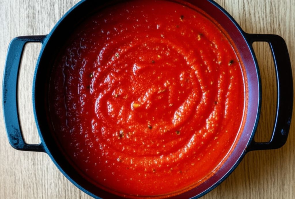 Maria's Tomato-Basil Spaghetti Sauce
