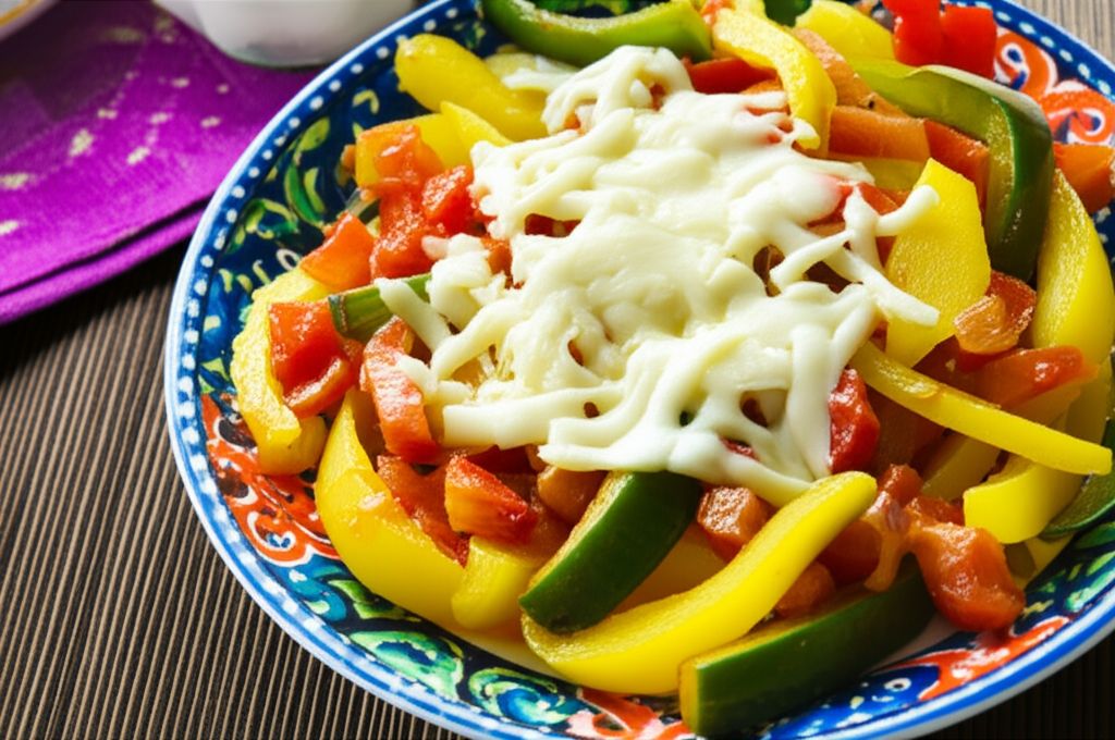 Mexican Veggies with Queso