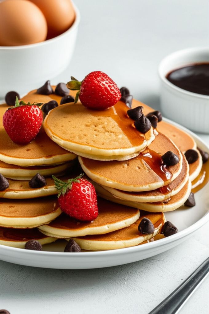 Mini Chocolate Chip Pancakes