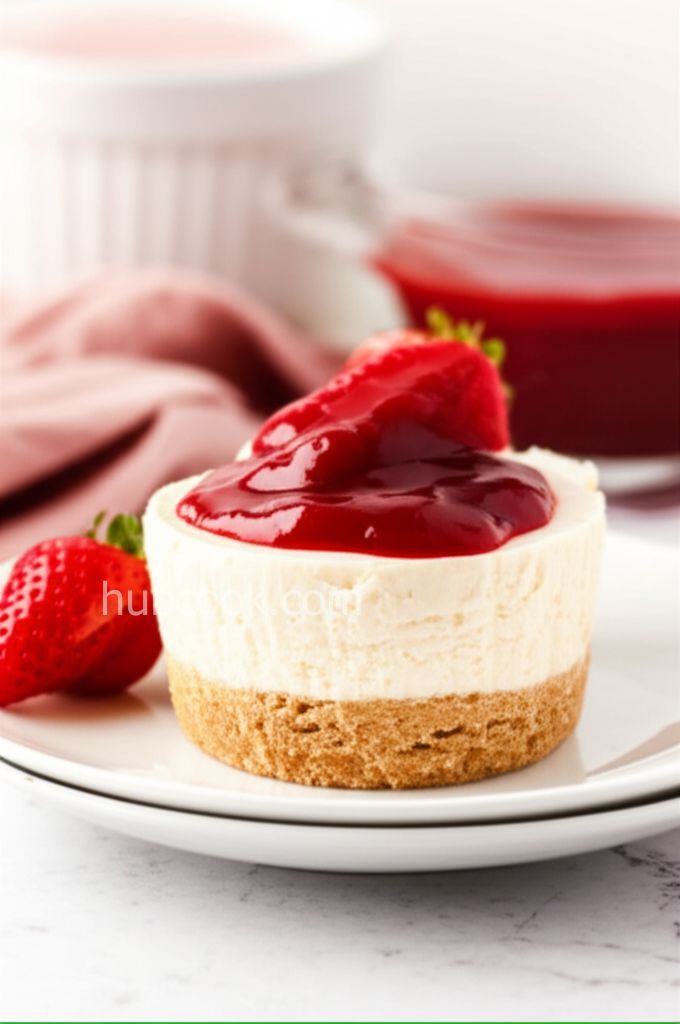 Mini Strawberry Cheesecakes