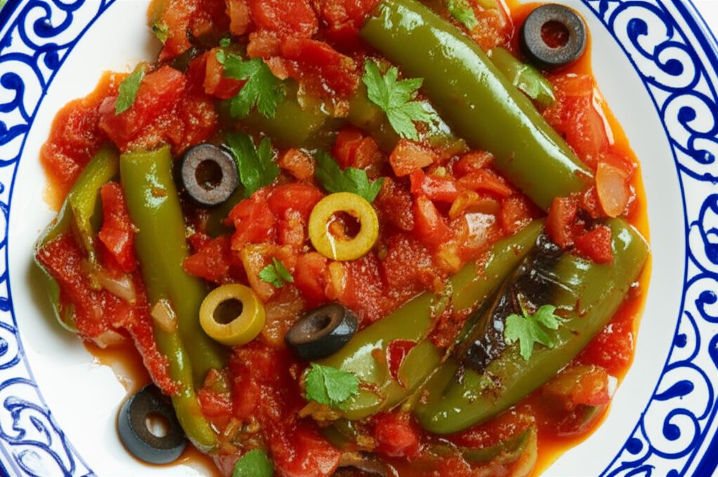 Moroccan Cooked Pepper Salad
