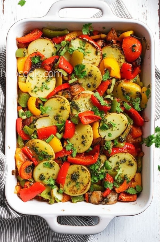 Moroccan Potato Casserole