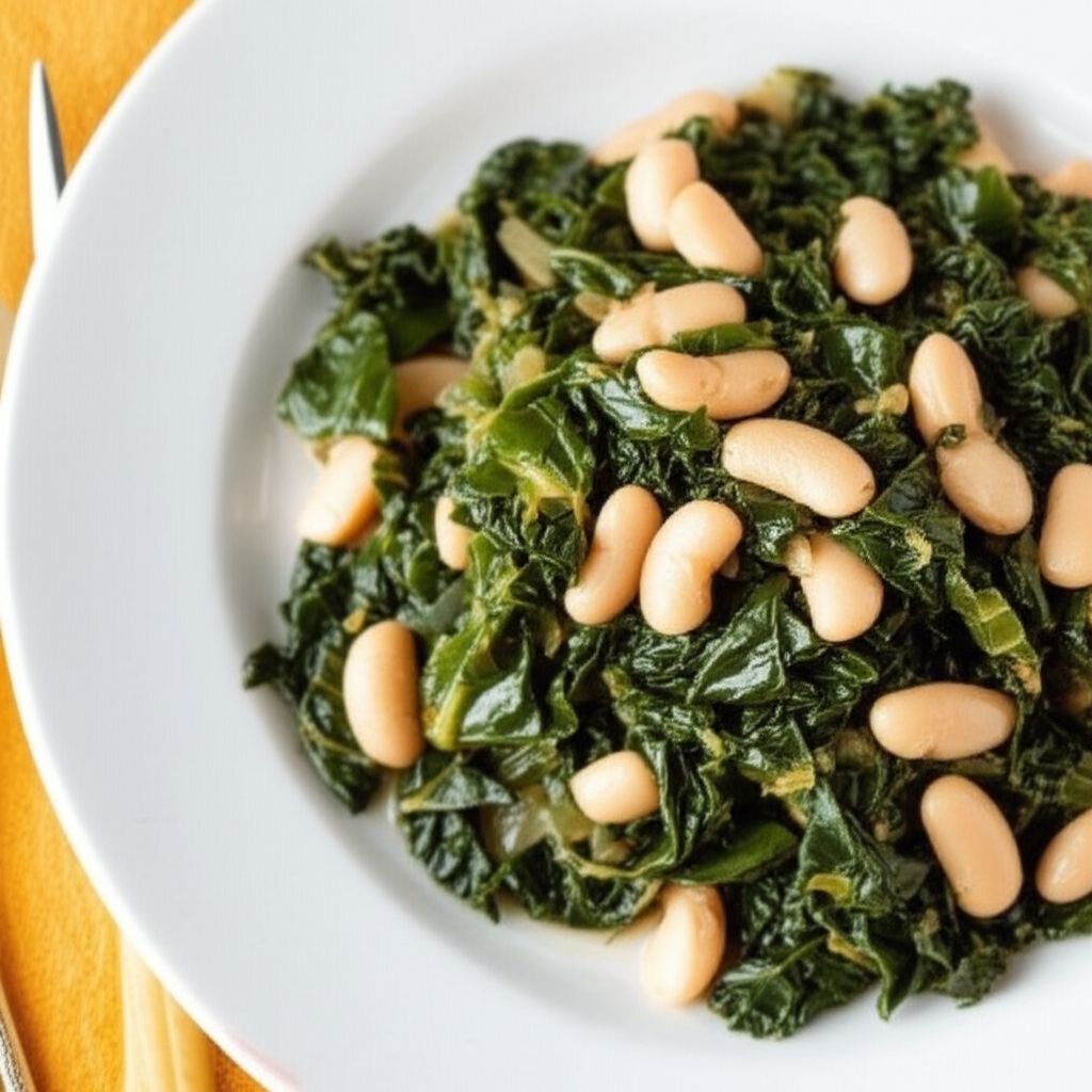 Mustard Greens 'n Beans