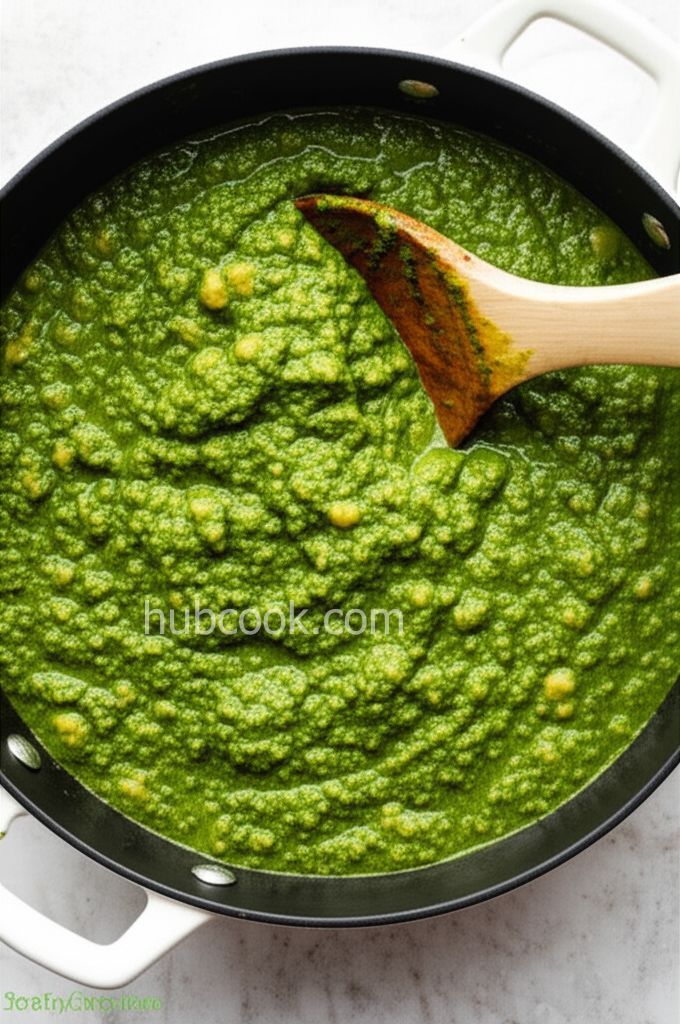 North Indian Saag Chole (Chickpeas and Greens)