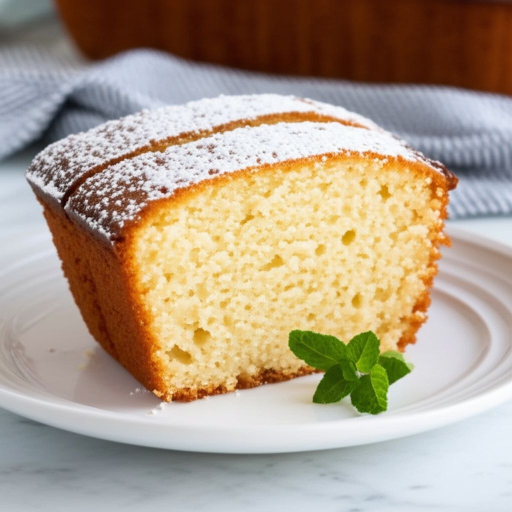 One Egg Lemon Pound Cake