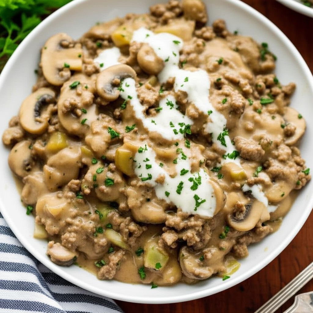 One-Pot Hamburger Stroganoff