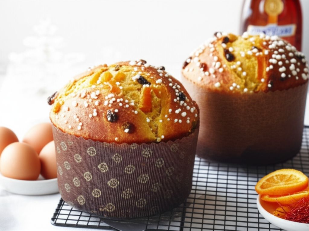Orange and Saffron Panettone