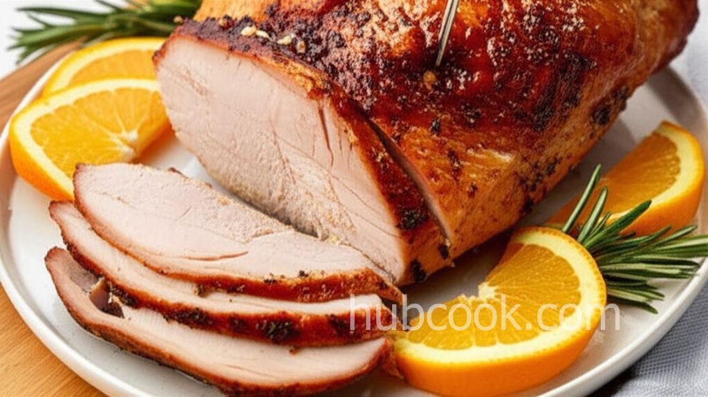 Orange, Tea, Bourbon-Brined Paprika Butter Turkey