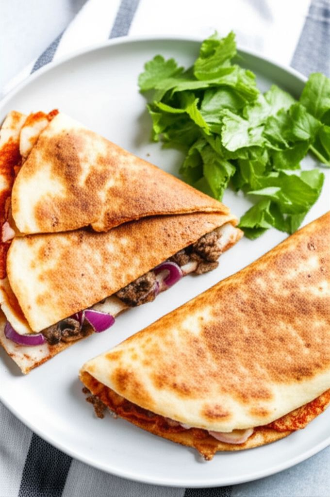 Pizzadilla (Grilled Pizza Sandwich)