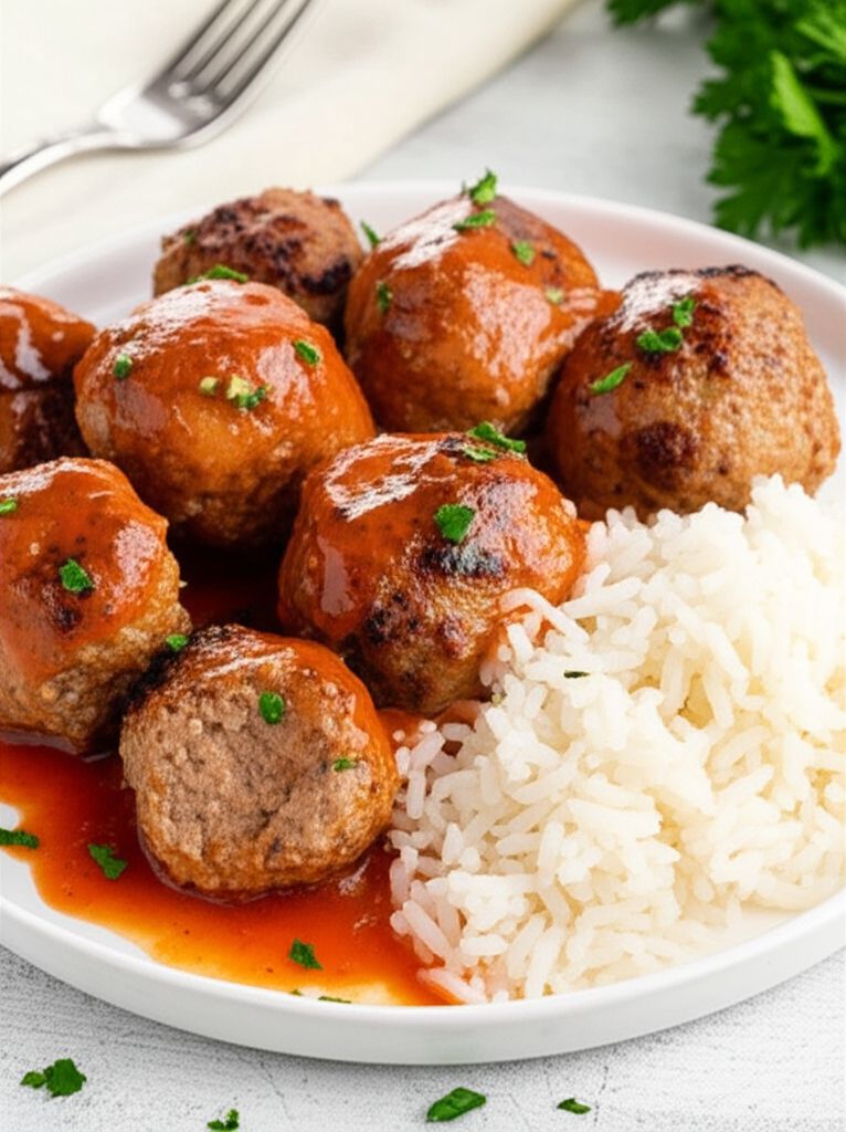 Porcupine Meatballs