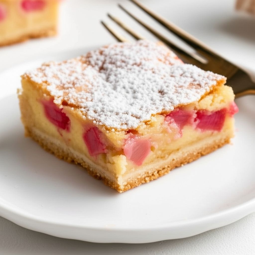Rhubarb Dream Bars