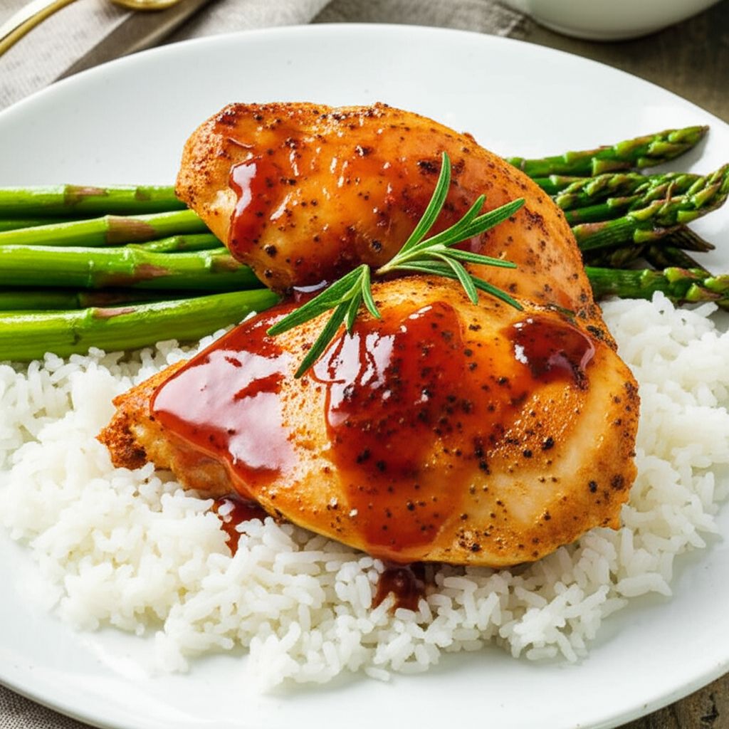 Rosemary Chicken with Orange-Maple Glaze