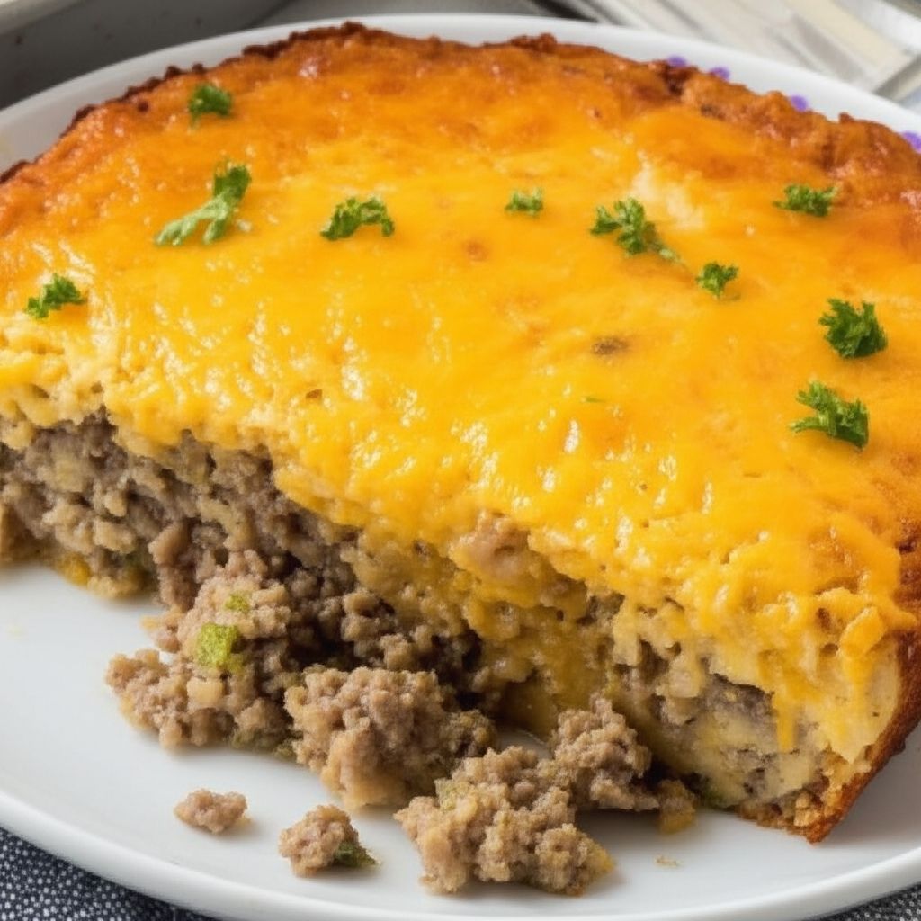 Sausage Hash Brown Breakfast Casserole