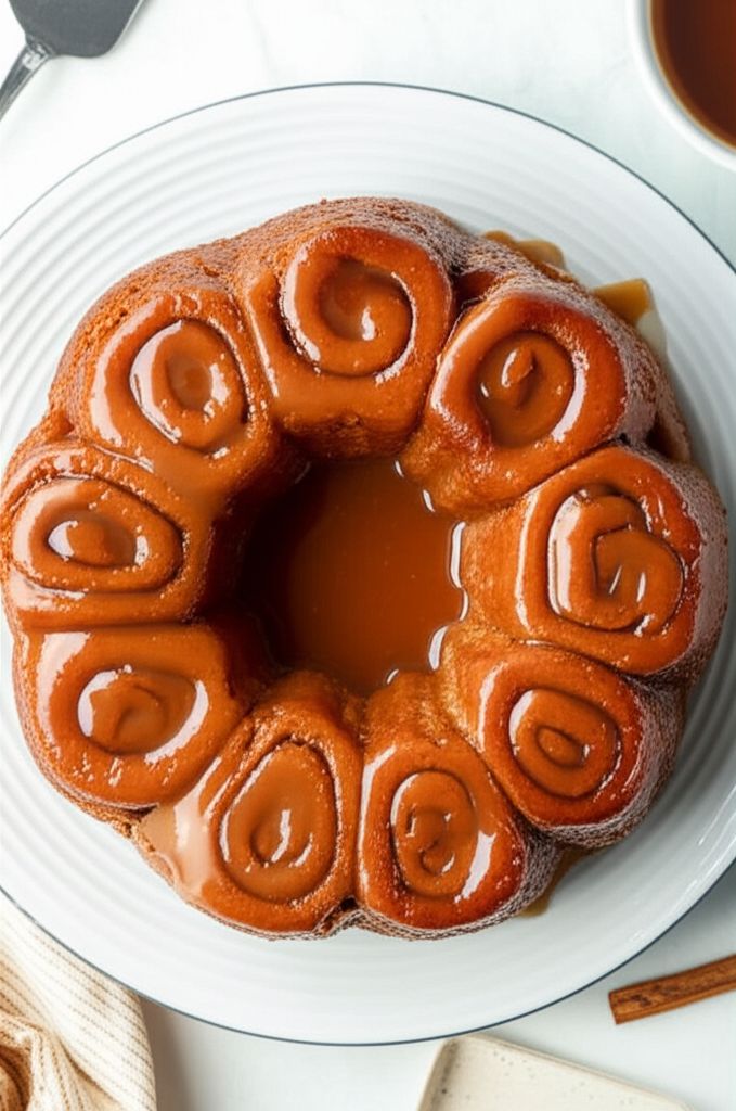 Simple Bundt Caramel Rolls