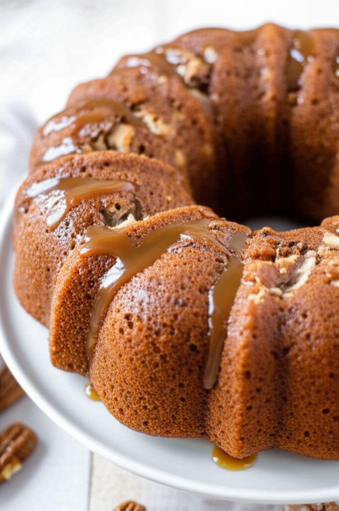 Sour Cream Pear Cake