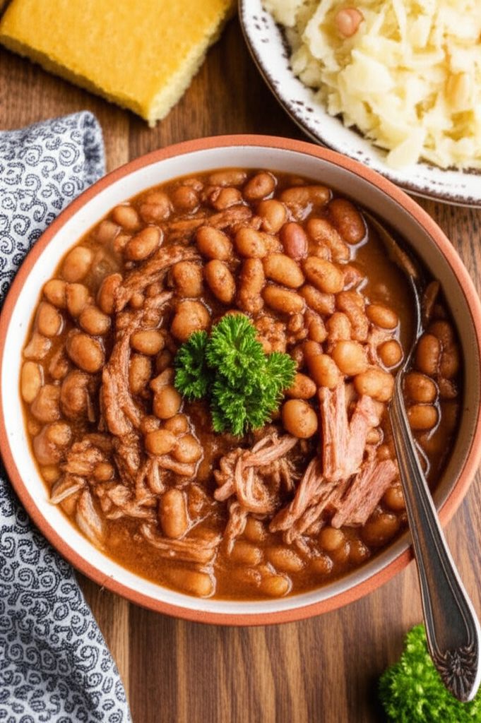 Southern Ham and Brown Beans