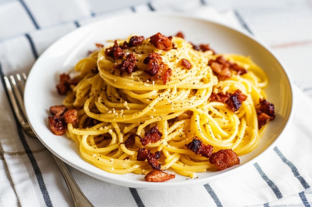 Spaghetti Alla Carbonara Tradizionali