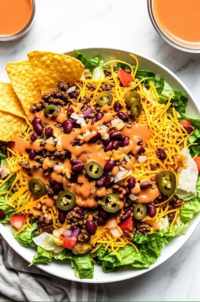 Spicy Dorito Taco Salad