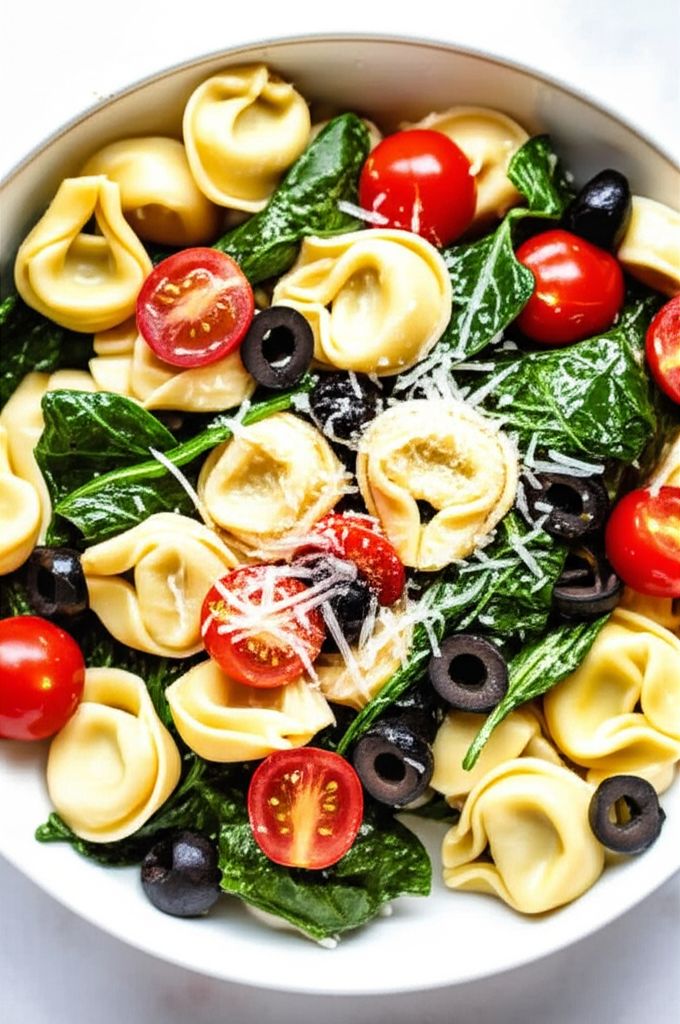 Spinach and Tortellini Salad