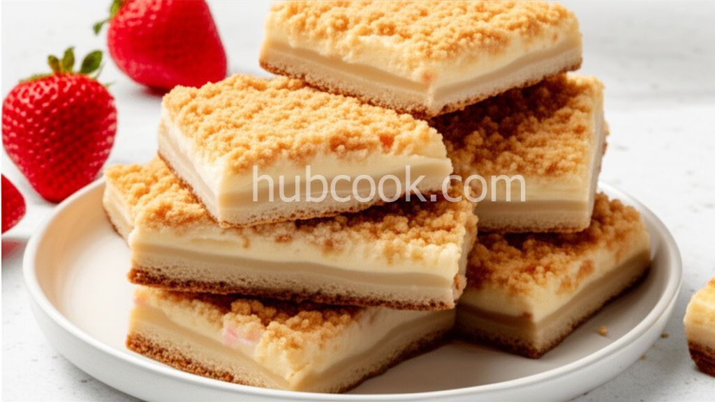 Strawberry Sundae Crunch Bar Cookies