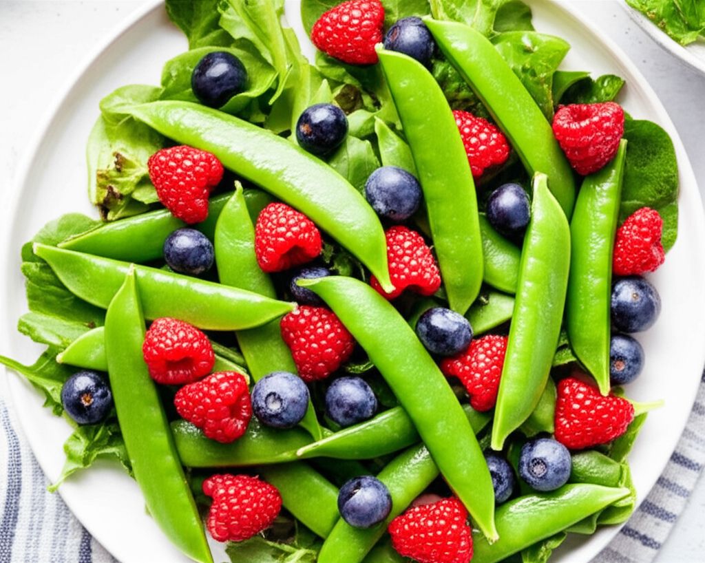 Sugar Snap Pea and Berry Salad