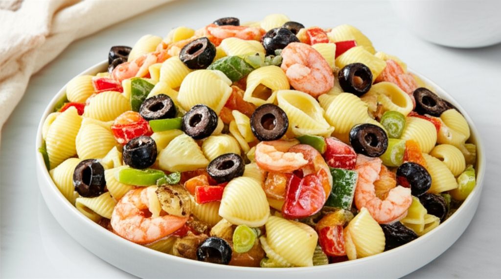 Super Shrimp and Veggie Pasta Salad