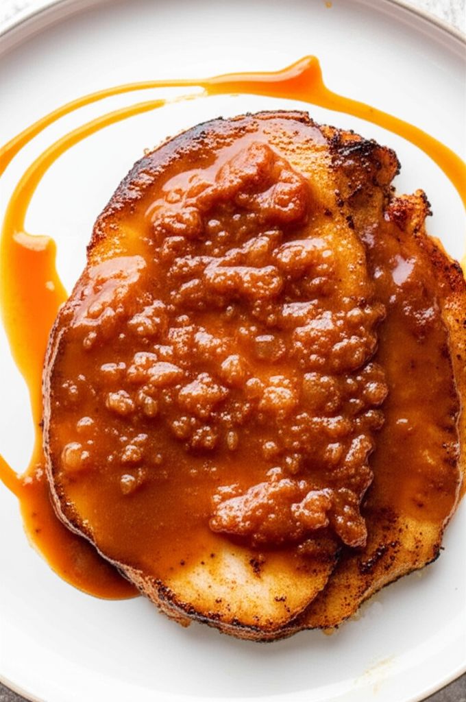 Sweet and Spicy Ham Steak