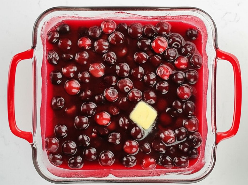 Sweet Dark Cherry Cobbler