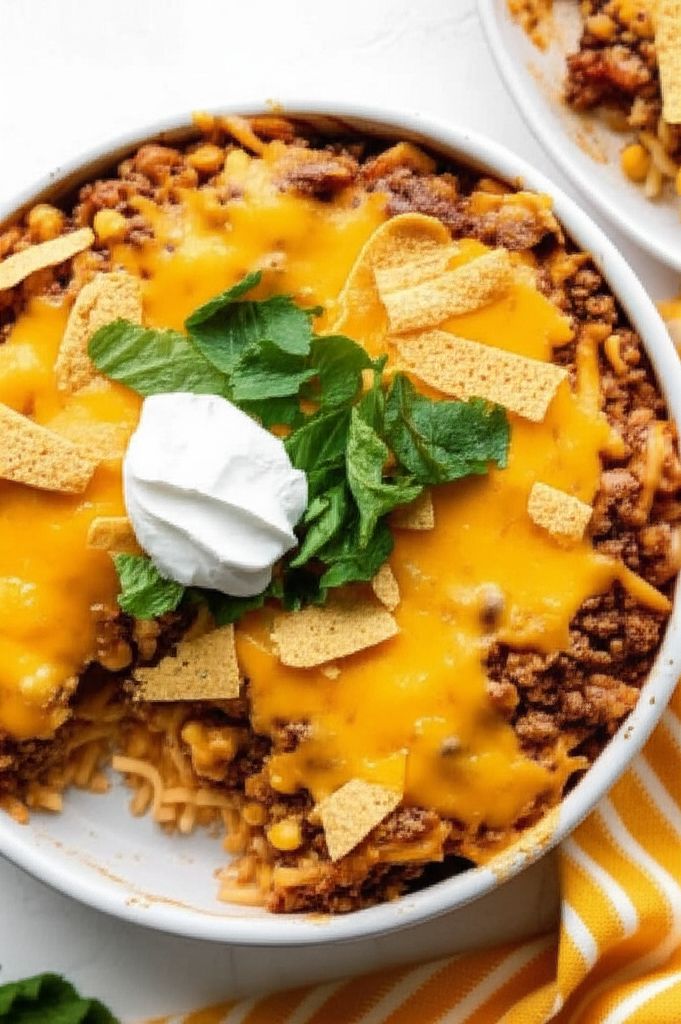 Taco Spaghetti Bake
