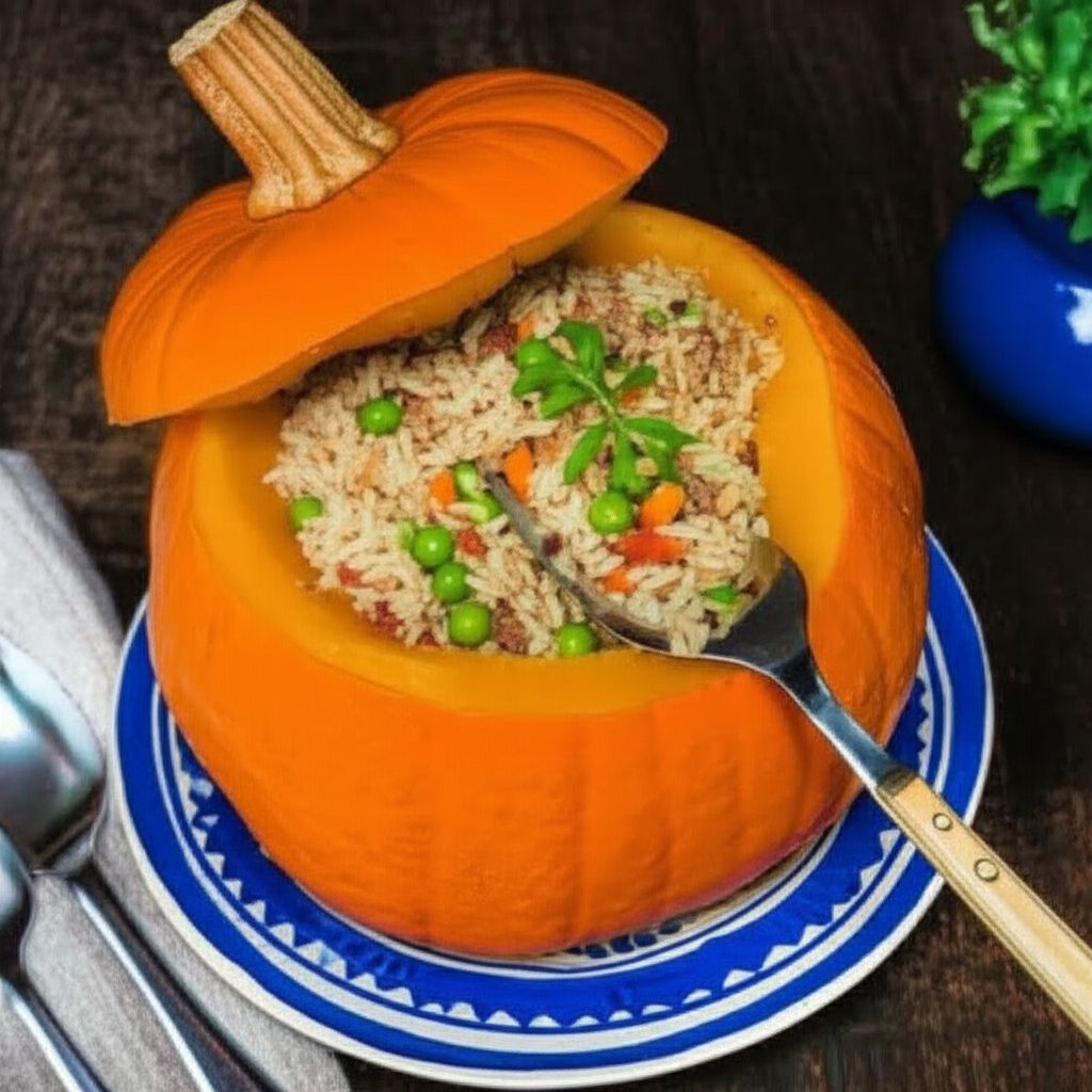 Teri's Dinner in a Pumpkin