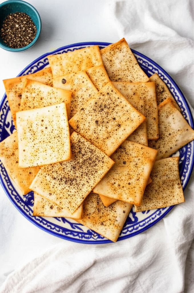 Truffle-Parmesan Phyllo Crackers
