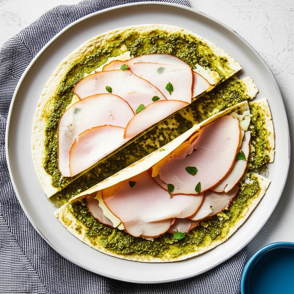 Turkey-Pesto Toasterdilla