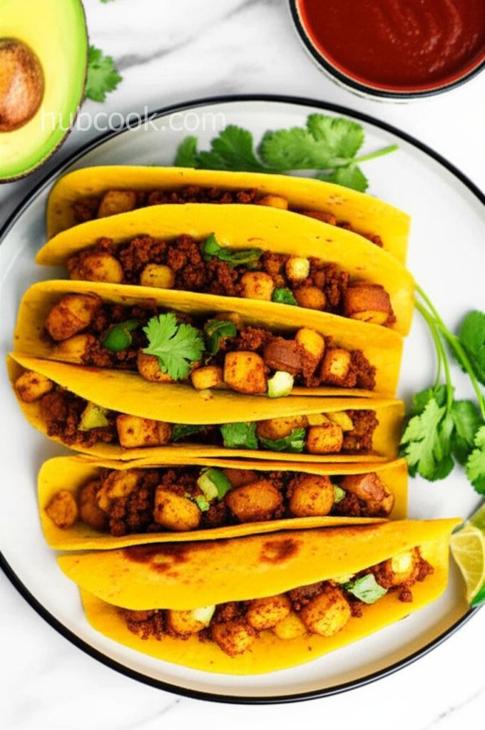 Vegan Potato Soy Chorizo Tacos