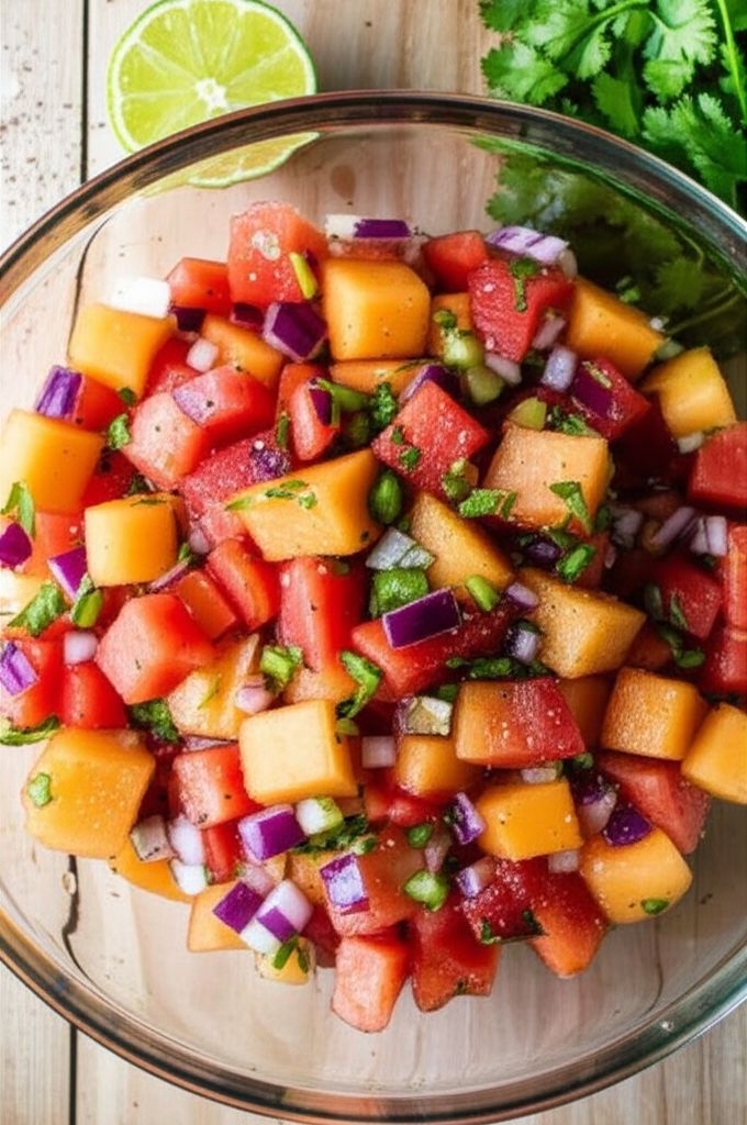 Watermelon Tomato Salsa