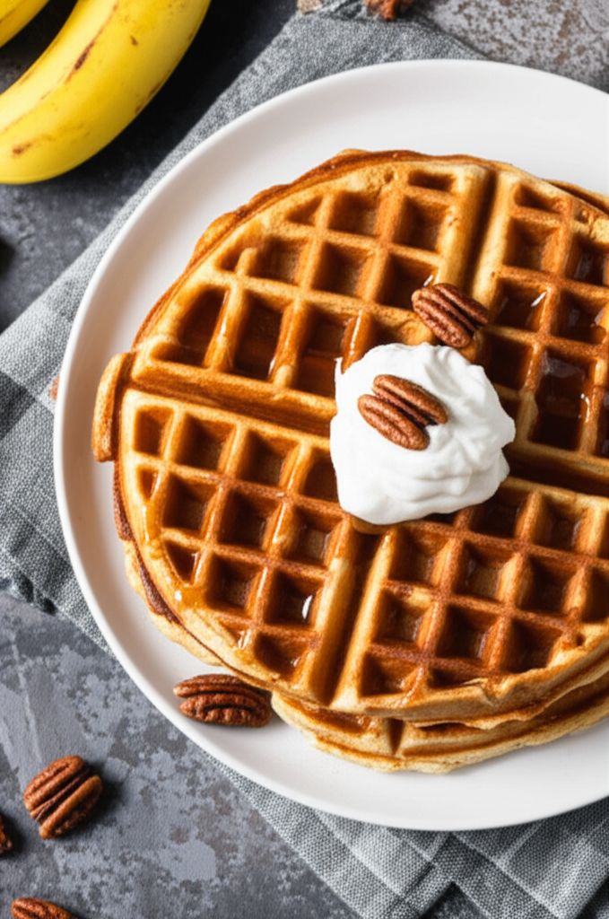 Whole Wheat Banana Waffles