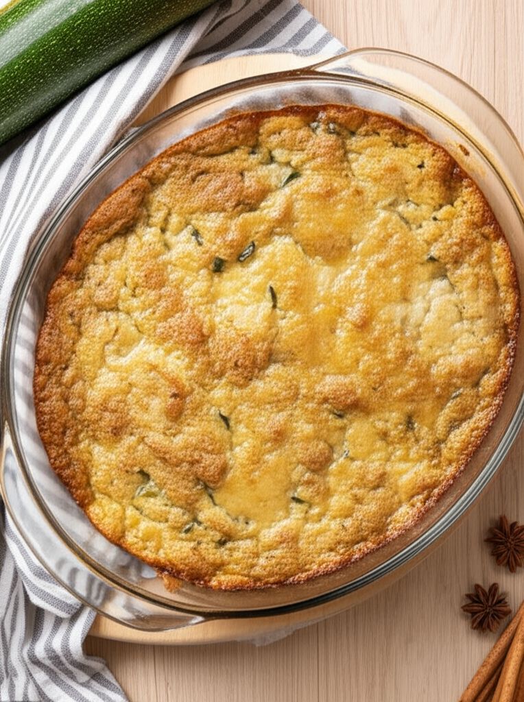 Zucchini Cinnamon Cobbler