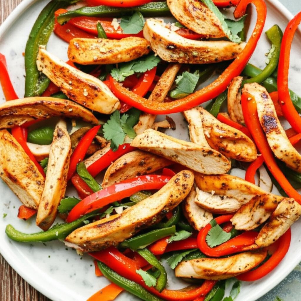 Air Fryer Chicken Fajitas