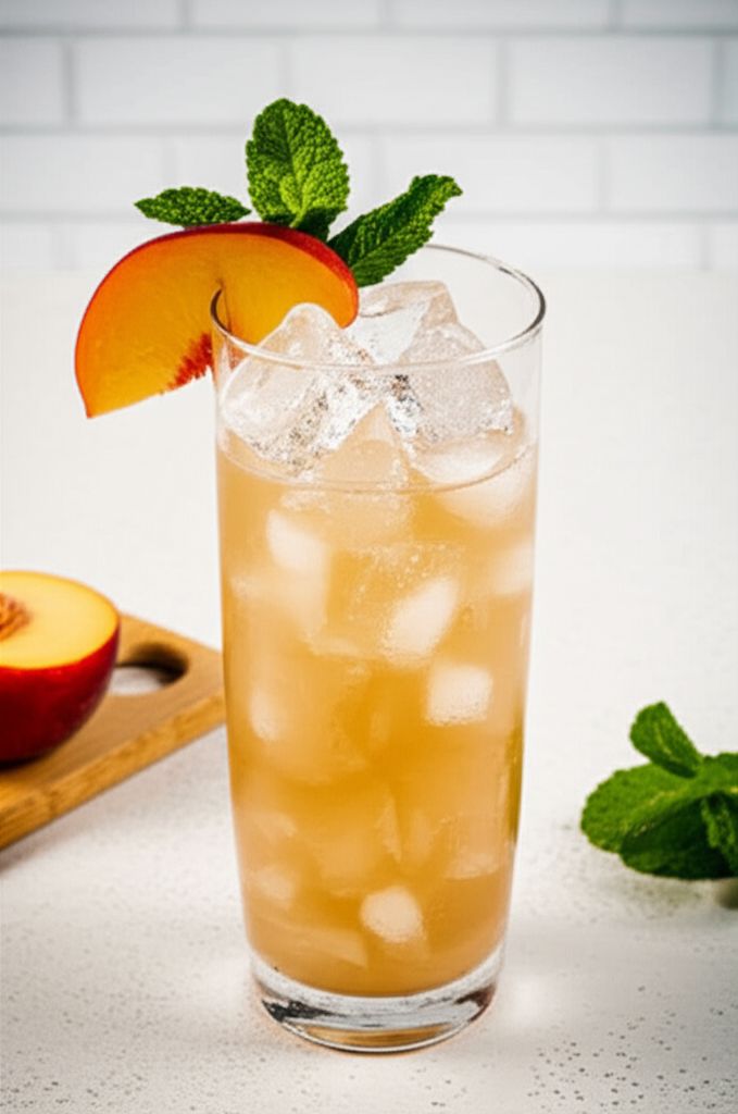 Alcoholic Sweet Peach Tea