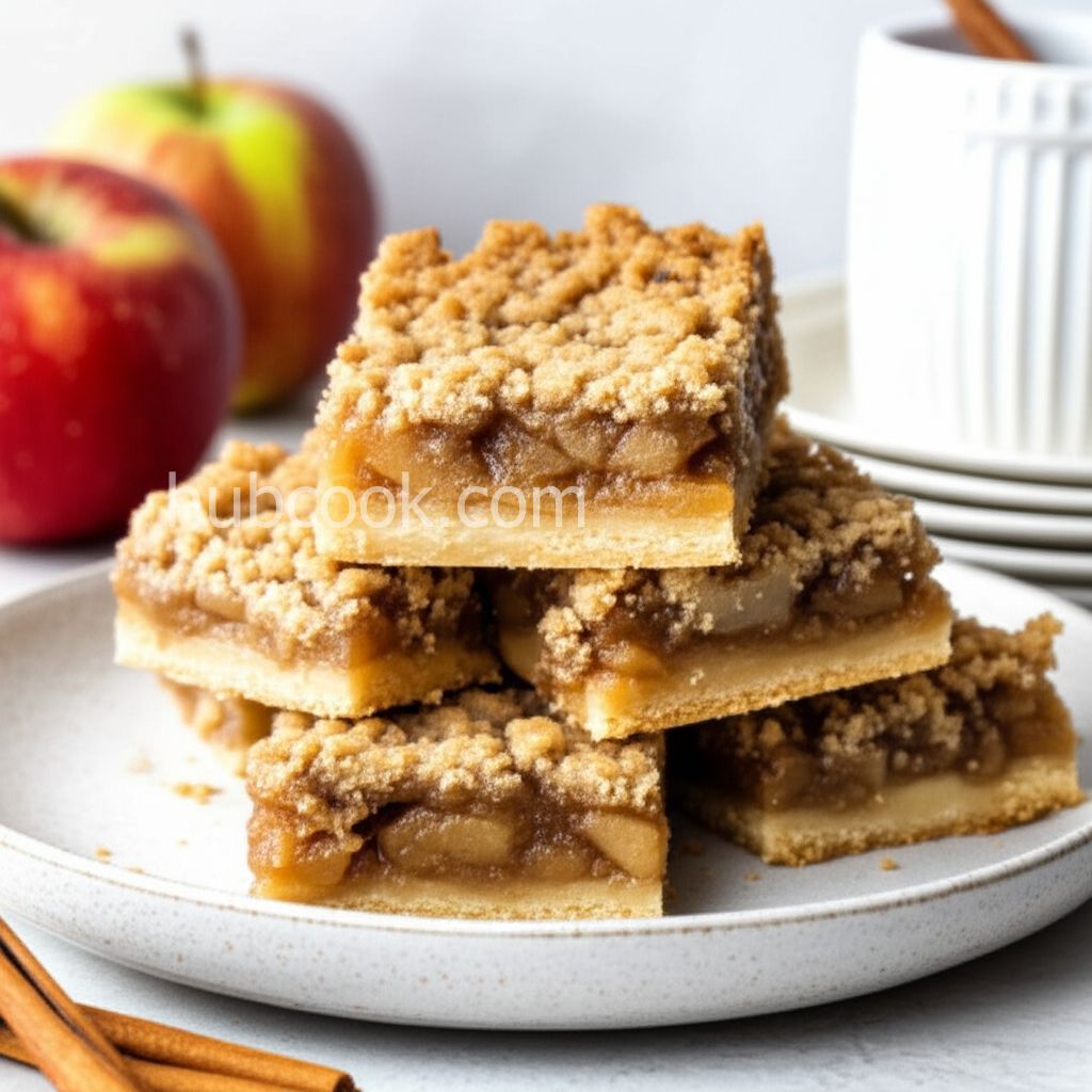 Apple Crisp-Browned Butter Bars