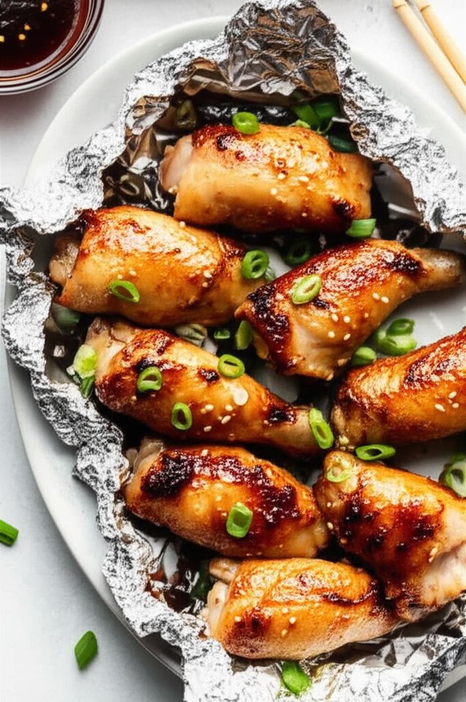 Asian Style Paper Wrapped Chicken